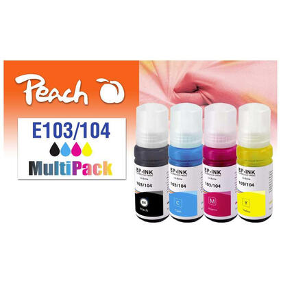 tinta-peach-epson-103-104-multipack-bkcmy-remanufactured