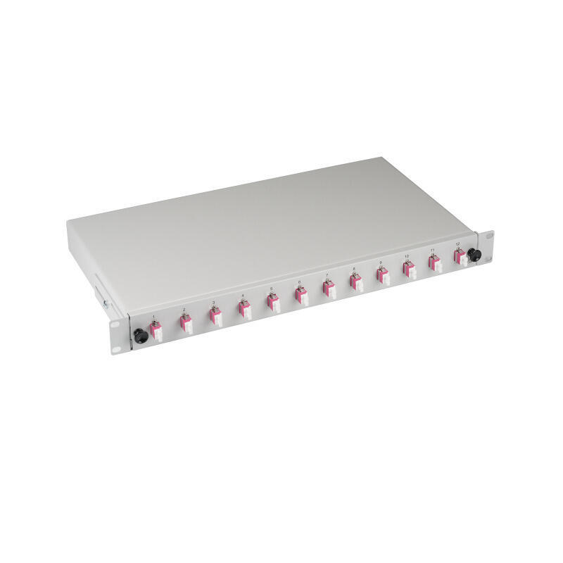 efb-elektronik-b71901l12om4-adaptador-de-fibra-optica-lc-1-piezas-gris-violeta