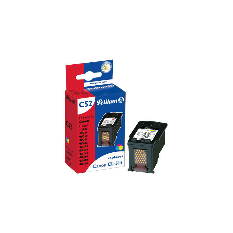 tinta-pelikan-canon-c52-cl513-tricolor-remanufactured tinta-pelikan-canon-c52-cl513-tricolor-remanufactured