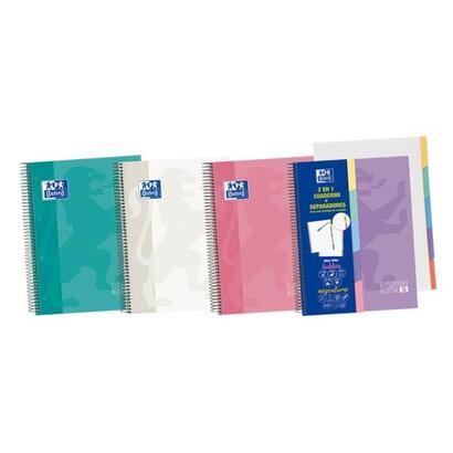 pack-de-10-unidades-oxford-europeanbook-a5-cuaderno-espiral-100-hojas-cuadricula-5x5-tapa-extradura-acabado