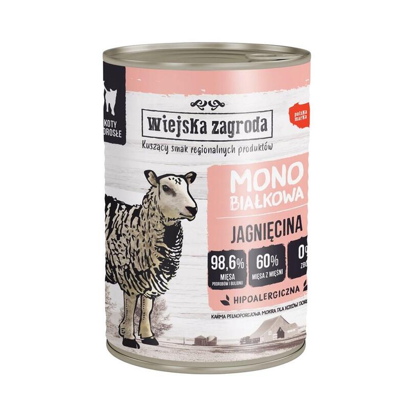 wiejska-zagroda-monoprotein-lamb-comida-humeda-para-gatos-400g