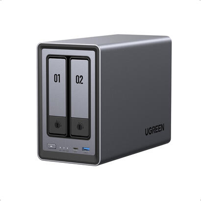 ugreen-nasync-dxp2800-nas-system-2-bay-compacto-intel-n-n100-8-gb-ddr5-0-tb-ugos-pro-negro