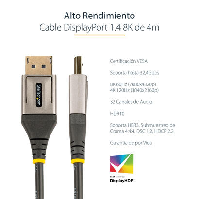 startech-cable-displayport-14-certificado-8k-60hz-hdr10-4k-120hz-4m