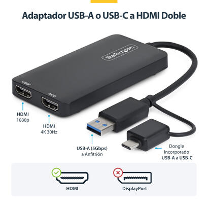 startech-adaptador-convertidor-usb-30-a-2-pantallas-hdmi-windowsmac