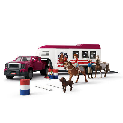 schleich-horse-club-lakeside-truck-mit-anhanger-42705