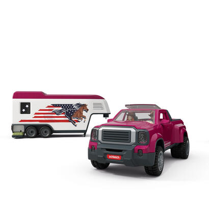 schleich-horse-club-lakeside-truck-mit-anhanger-42705