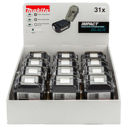 makita-display-12x-impact-black-bit-set-31-tlg