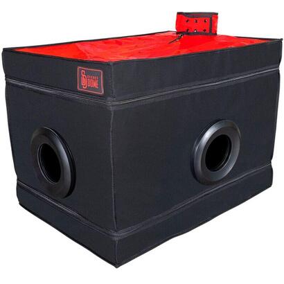 secret-dome-kink-club-la-niche-cabina-negro-rojo