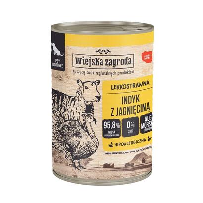 wiejska-zagroda-turkey-with-lamb-comida-humeda-para-perros-400g
