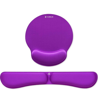pack-de-reposamunecas-y-alfombrilla-ergonomica-subblim-ergo-memoryflex-purpura