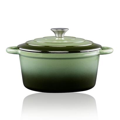 cacerola-de-hierro-fundido-esmaltado-color-verde-38-l-o24-x-118-cm