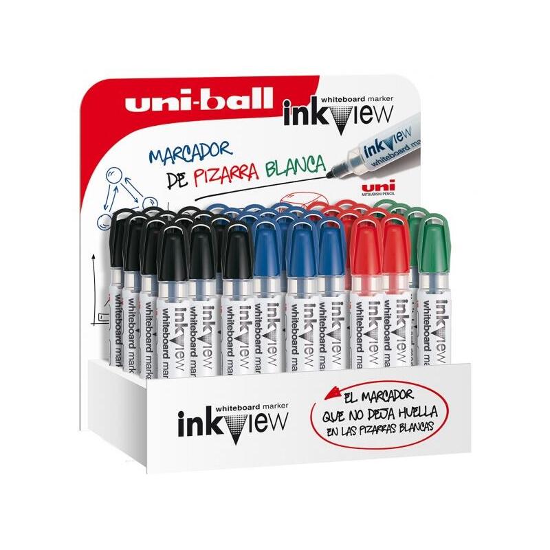 uni-ball-inkview-pwb-202-expositor-de-36-marcadores-de-pizarra-blanca-punta-conica-18-22mm-zona-transparente-para