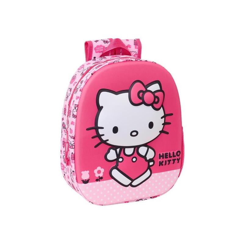 safta-hello-kitty-mochila-3d-asa-de-mano-portabotellas-lateral-27x33x10cm-rosa