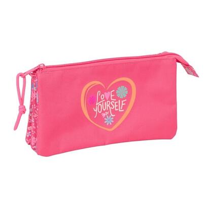 safta-feeling-estuche-portatodo-3-compartimentos-22x12x3cm-rosa