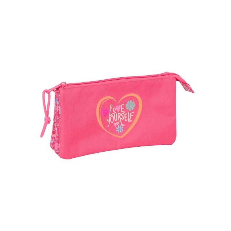 safta-feeling-estuche-portatodo-3-compartimentos-22x12x3cm-rosa
