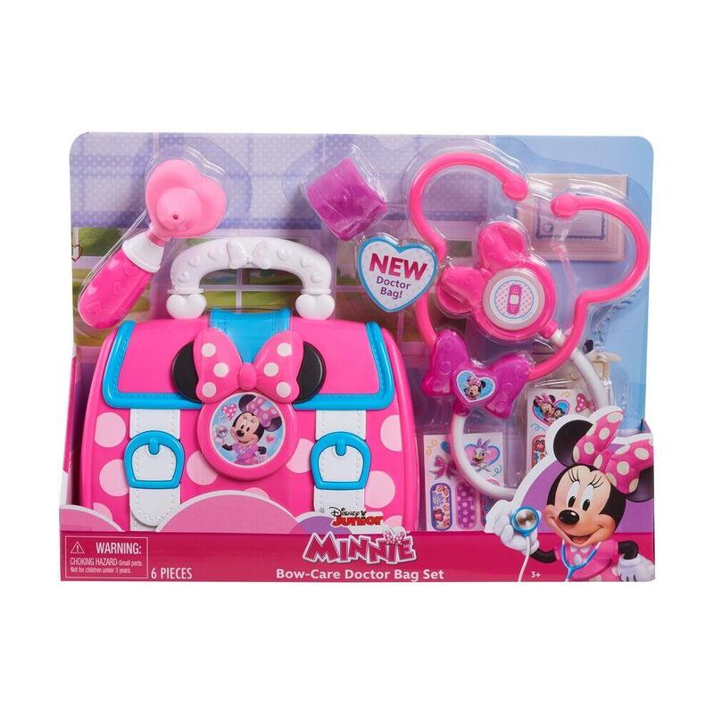 just-play-disney-junior-minnie-mouse-bow-care-doctor-bag-set-electrodomesticos-para-ninos-88093