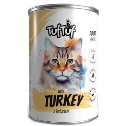 tuf-tuf-lata-de-carne-de-pavo-al-limon-para-gato-400g