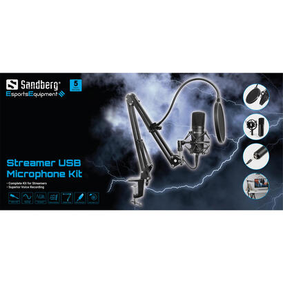 sandberg-microfono-streamer-usb-kit