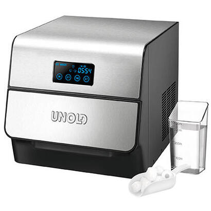unold-48955-maquina-de-cubo-de-hielo-150-w-maquina-para-hacer-cubitos-de-hielo-integradaindependiente-negro-acero-inoxidable