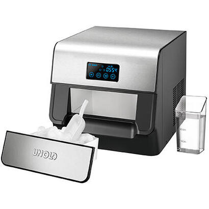 unold-48955-maquina-de-cubo-de-hielo-150-w-maquina-para-hacer-cubitos-de-hielo-integradaindependiente-negro-acero-inoxidable