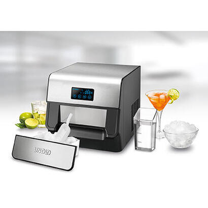 unold-48955-maquina-de-cubo-de-hielo-150-w-maquina-para-hacer-cubitos-de-hielo-integradaindependiente-negro-acero-inoxidable