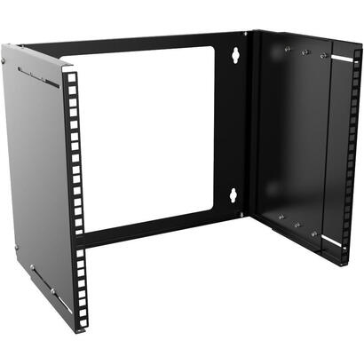 19-10u-adjustable-depth-open-frame-rack-wall-mount-black
