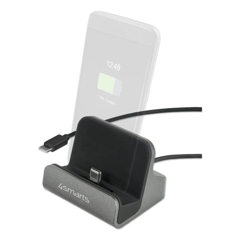 4smarts-ladestation-voltdock-usb-c-60w-grau 4smarts-ladestation-voltdock-usb-c-60w-grau