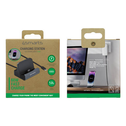 4smarts-ladestation-voltdock-usb-c-60w-grau