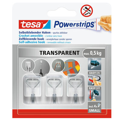 tesa-powermrips-draht-haken-1kg-3x-selbmklebend-blanco