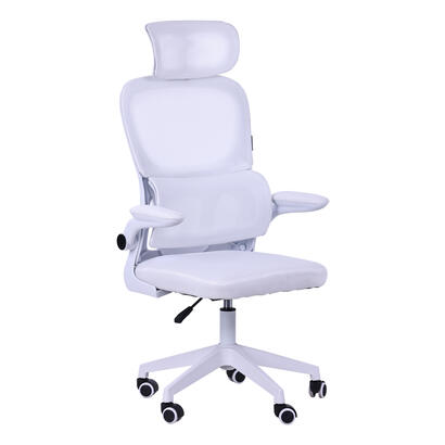 silla-ergonomica-mars-gaming-mgcergoprowh-malla-transpirable-soporte-lumbar-blanco