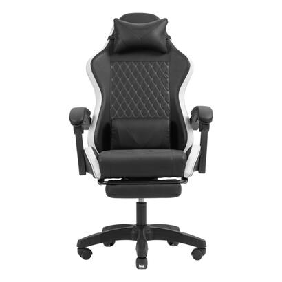 silla-gamer-mars-gaming-mgcxbbl-negra-y-blanca-reclinable-reposabrazos-ajustable-reposapies-cojines