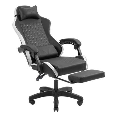 silla-gamer-mars-gaming-mgcxbbl-negra-y-blanca-reclinable-reposabrazos-ajustable-reposapies-cojines