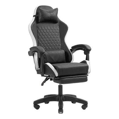 silla-gamer-mars-gaming-mgcxbbl-negra-y-blanca-reclinable-reposabrazos-ajustable-reposapies-cojines