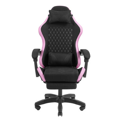 silla-gamer-mars-gaming-mgcxfgrbl-negra-y-rosa-reclinable-reposabrazos-ajustable-reposapies-cojines