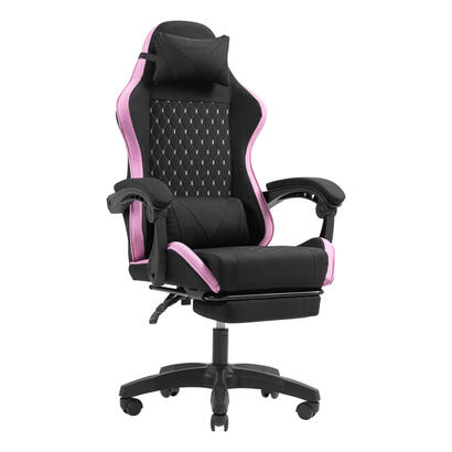 silla-gamer-mars-gaming-mgcxfgrbl-negra-y-rosa-reclinable-reposabrazos-ajustable-reposapies-cojines