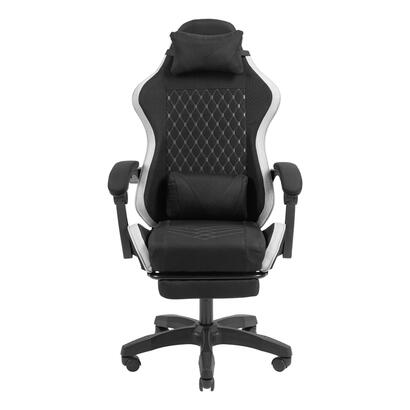 silla-gamer-mars-gaming-mgcxfgrbl-negra-y-blanca-reclinable-reposabrazo-ajustable-reposapies-cojines