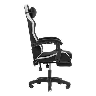 silla-gamer-mars-gaming-mgcxfgrbl-negra-y-blanca-reclinable-reposabrazo-ajustable-reposapies-cojines