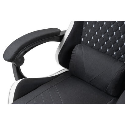 silla-gamer-mars-gaming-mgcxfgrbl-negra-y-blanca-reclinable-reposabrazo-ajustable-reposapies-cojines