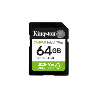 kingston-technology-64-gb-sdxc-canvas-select-plus-gen3-100-mbs-c10-uhs-i-u1-v10