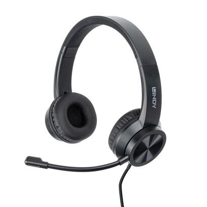 auriculares-lindy-20439-alambrico-usb-tipo-c-negro