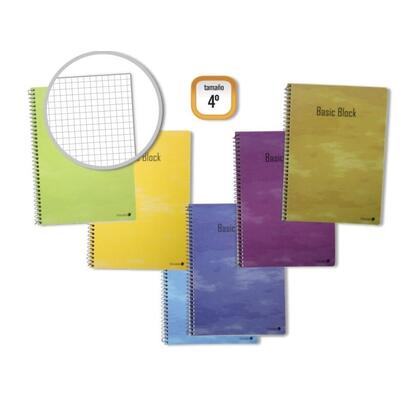 golden-pack-de-10-cuadernos-espiral-80-hojas-60gr-cuadricula-tamaao-4a-tapa-normal-plastificada-colores-surtidos