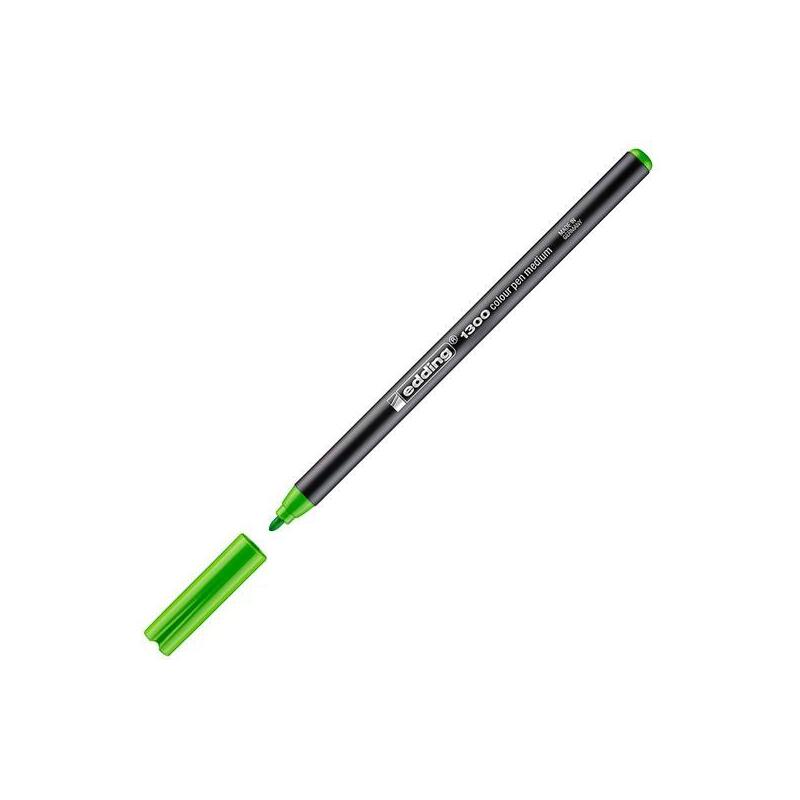 pack-de-10-unidades-edding-rotulador-1300-trazo-medio-verde-claro