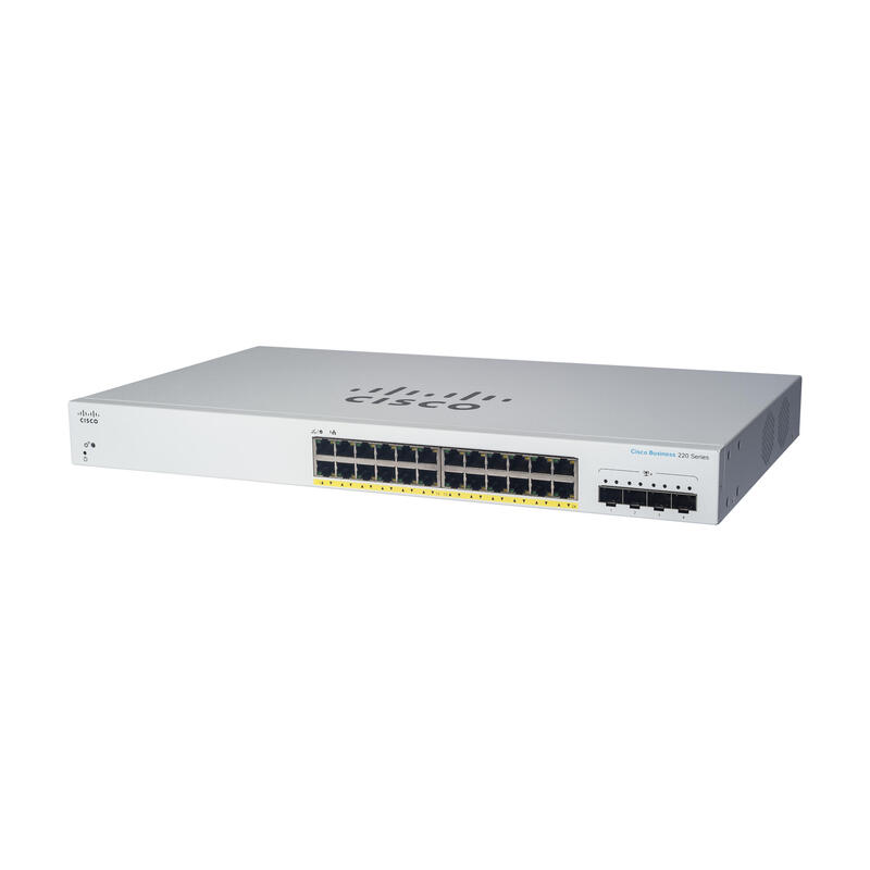 cisco-business-220-series-cbs220-24p-4g-conmutador-inteligente-24-x-101001000-poe-4-x-gigabit-sfp-enlace-ascendente-montaje-en-r