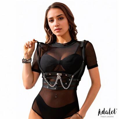 thalia-arnes-de-pecho-con-cadena-cuero-vegano-talla-unica