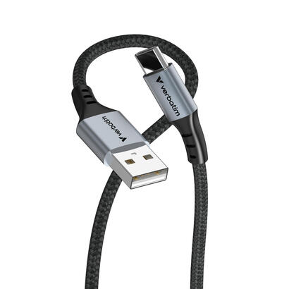 verbatim-sync-charge-usb-a-auf-usb-c-18w-120-cm-gris