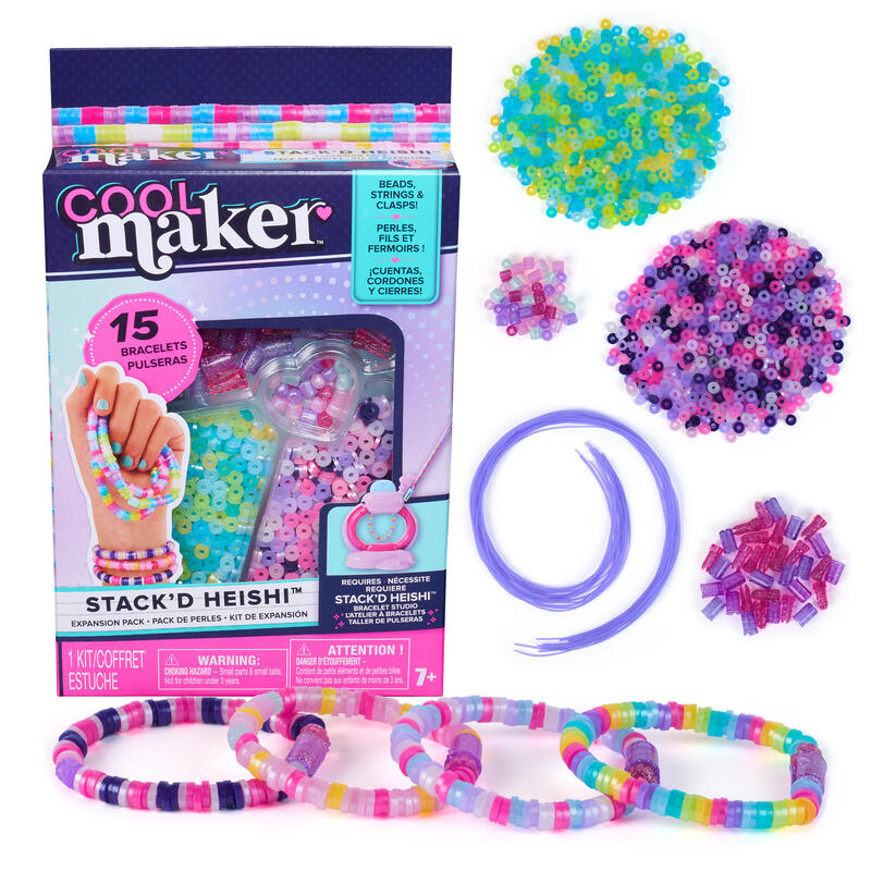 spin-master-cool-maker-stack-d-heishi-kit-de-recarga-de-pulseras-manualidades-6073900 spin-master-cool-maker-stack-d-heishi-kit-de-recarga-de-pulseras-manualidades-6073900