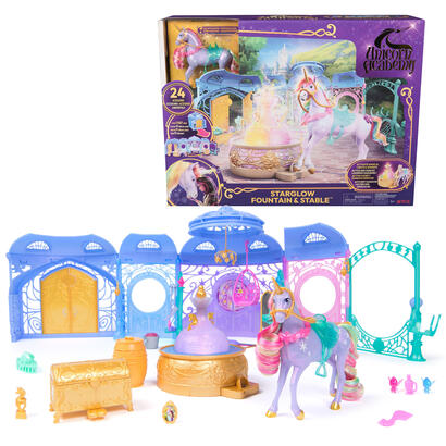 spinmaster-unicorn-academy-stall-spielset-inkl-brunnen-mit-licht-und-soundeffekten-6072449