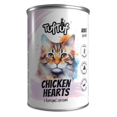 tuf-tuf-meatloaf-with-chicken-hearts-comida-humeda-para-gatos-400g