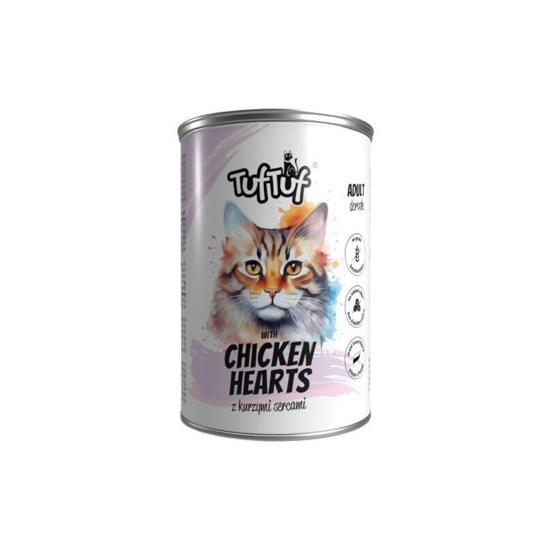 tuf-tuf-meatloaf-with-chicken-hearts-comida-humeda-para-gatos-400g