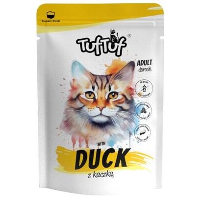 tuf-tuf-with-duck-comida-humeda-para-gatos-100g